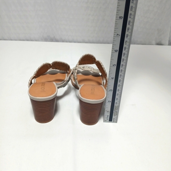 Jack Rogers Leather Lauren Snake Mid Heels . Ladies Size 8 - Picture 7 of 8